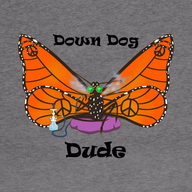 Down Dog Dude Butterfly by Addictive Wear